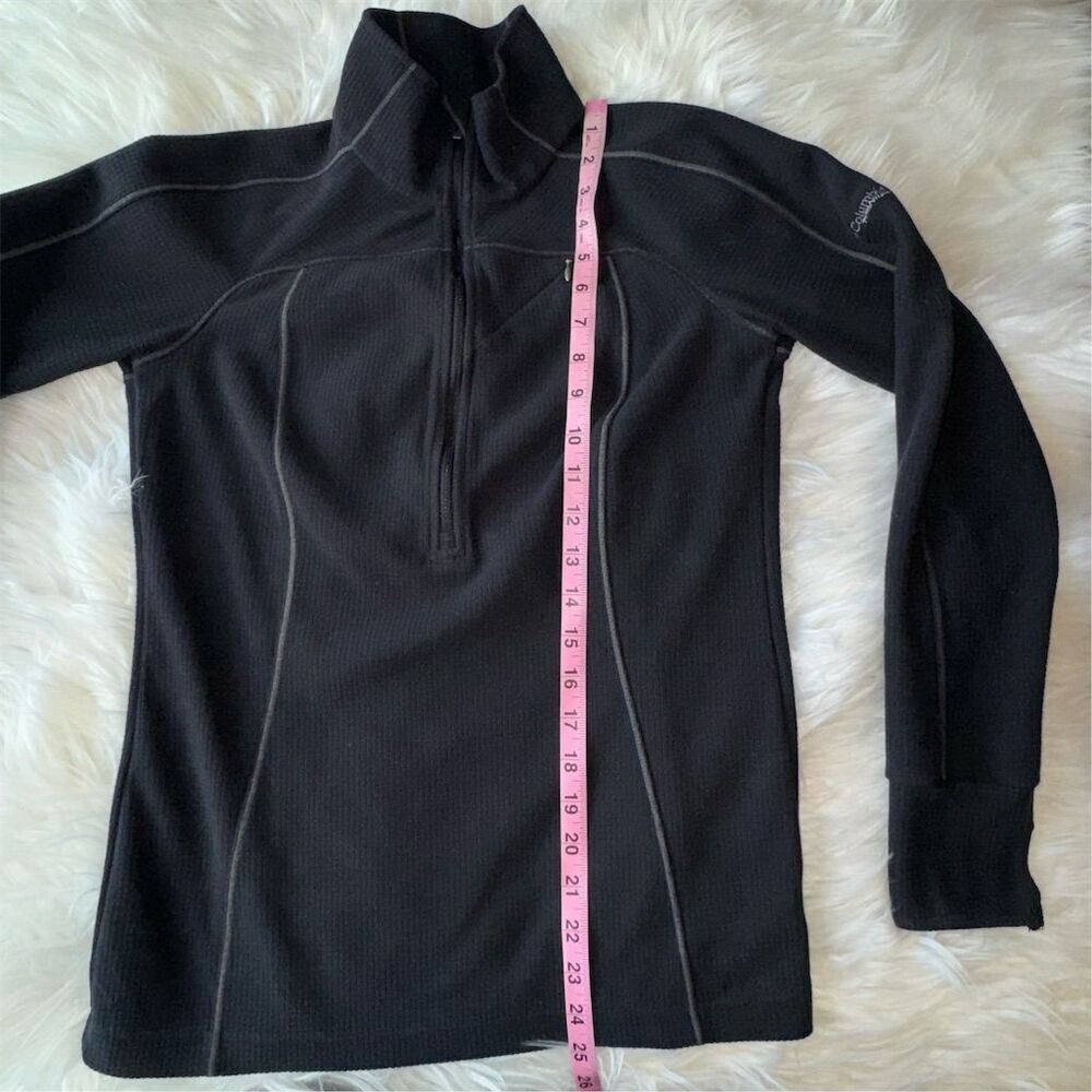 Columbia Women's Titanium Textured Black 1/2 Zip Pullover Size S Activewear - Picture 10 of 12